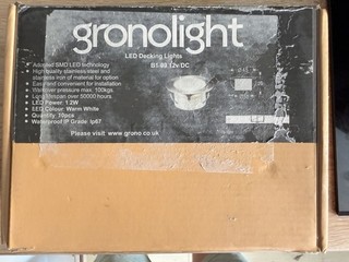 Gronolight LED Decking Lights B1/09 12V Warm White IP67 10 Pack
