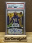 2014 Panini Select JULIUS RANDLE GOLD PRIZM ROOKIE AUTO /10 Lakers PSA NM-MT 8