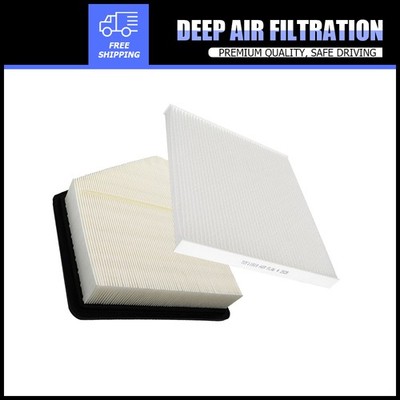 Engine & Cabin Air Filter Set for 2010 - 2017 Chevrolet Equinox GMC Terrain
