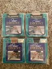 4 Pairs No Nonsense Control Top PANTYHOSE Nylons NEW Bisque Black & Beige Size C