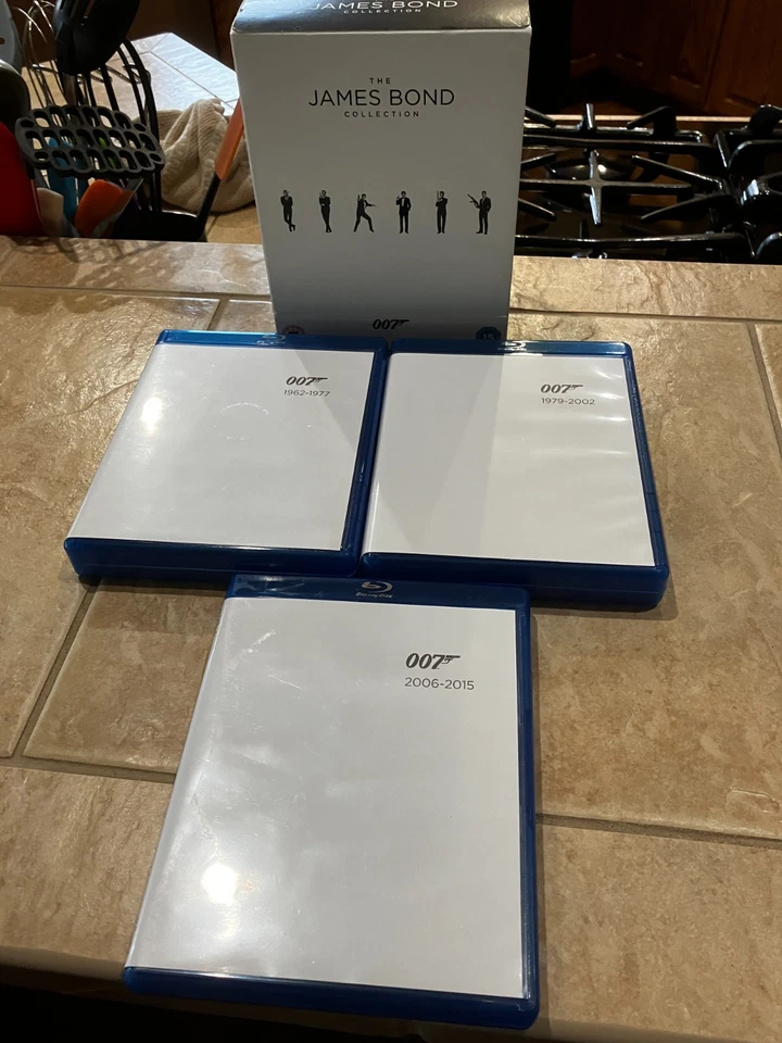 The James Bond Collection Blu-ray DVD Box Set 1962-2015 23 Films Like New - Image 2 of 4