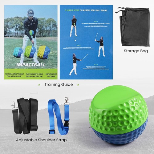 Aiuto Allenamento Palline da Golf con Cordino Regolabile Comodo per Mettere Pratica - Foto 12 di 22