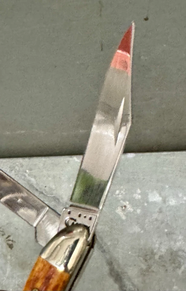 Faca de bolso Case XX EUA colheita laranja bolso usada 6220 amendoim com caixa - Imagem 3 de 4