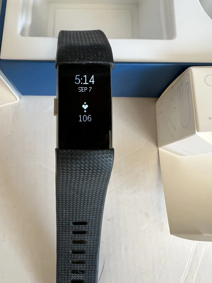 Auténtico Reloj Inteligente Fitbit Charge 2 Rastreadores de Ejercicio Monitor de Ritmo Cardíaco del Sueño Foto 2 de 4
