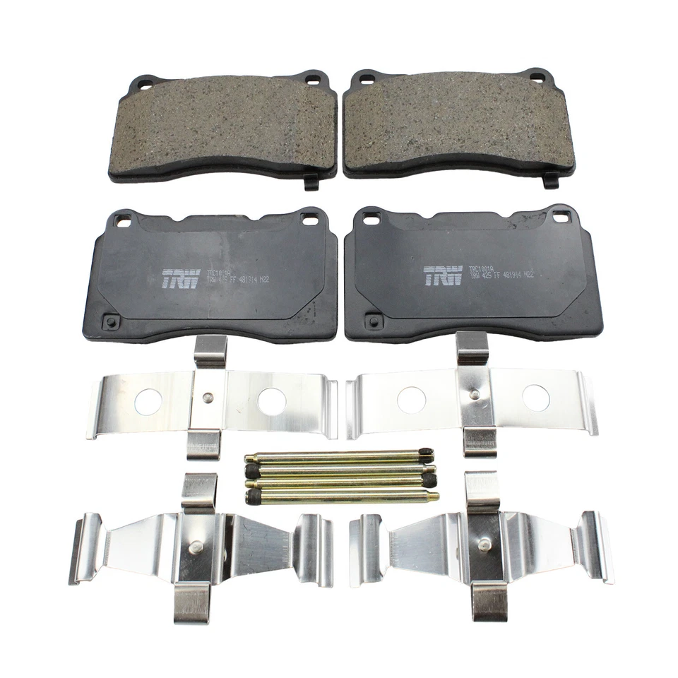 Pastillas de freno delanteras de cerámica TRW para Cadillac Chevy Ford Honda Pontiac Subaru Tesla Foto 2 de 4