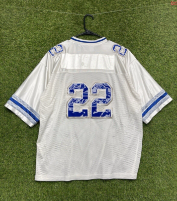 212 NYC Y2K Football Jersey Mens Large Patent Leather