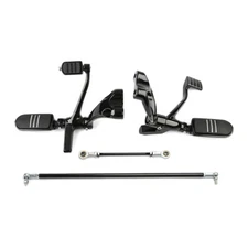 Forward Control Pegs Linkage Levers For Harley Sportster Iron XL883 XL1200 04-13