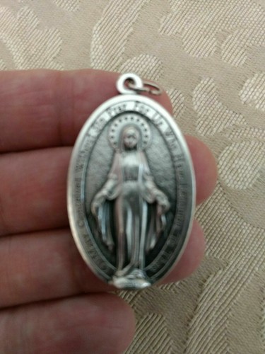 Holy Card of Bl. M. Angela Truszkowska Felicians & 1 3/4" Miraculous Medal - Picture 3 of 9