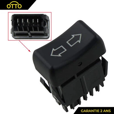 Interrupteur Lève Vitre Avant Gauche Droit pour Renault R9 R14 R18 R30 SUPER 5 - Photo 1/4