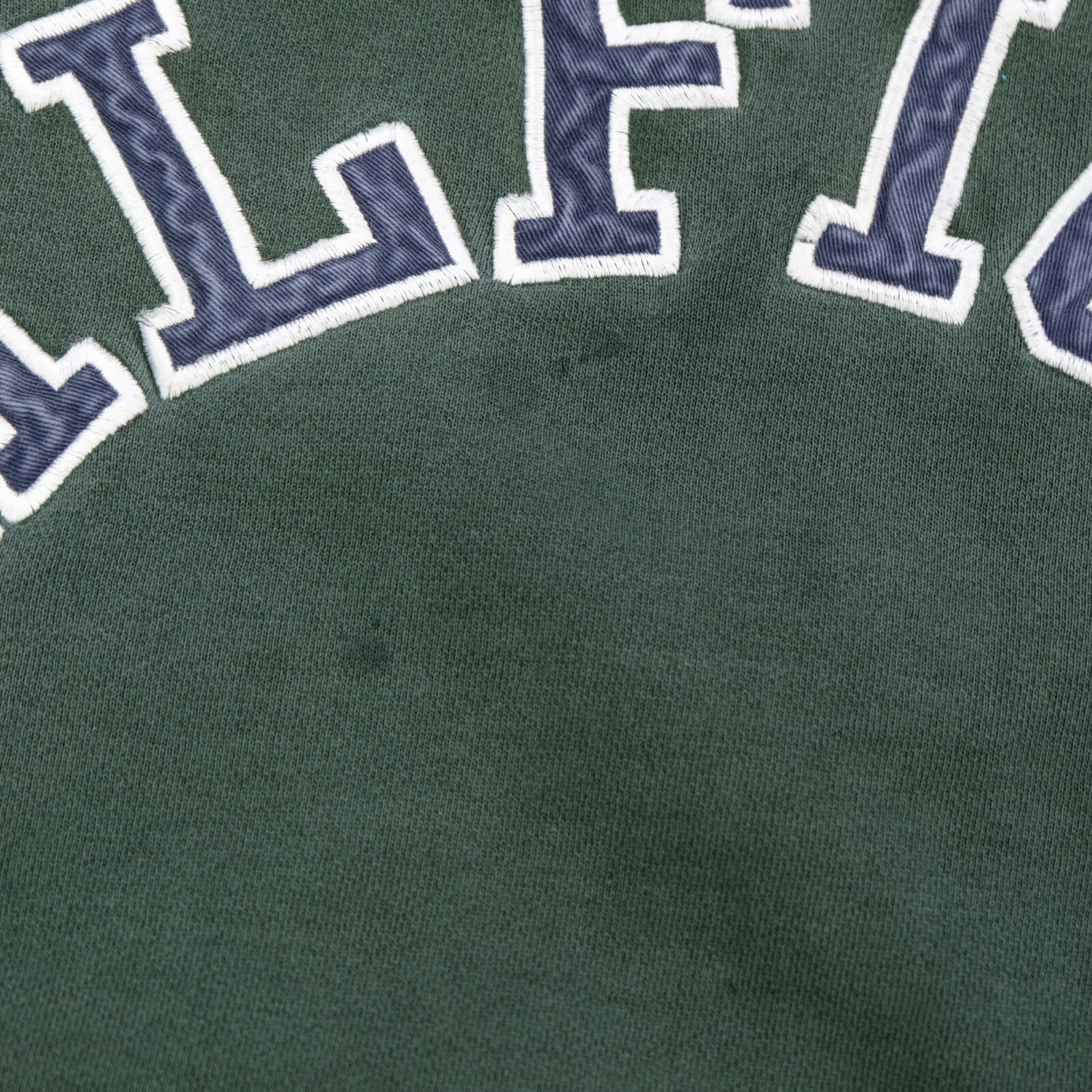 Rare Vintage TOMMY HILFIGER Spell Out Pullover Crewneck Sweatshirt 90s Green L image 4