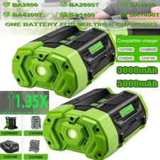 56V 5.0Ah Replacement for EGO Battery BA1400 Power Tools Lawn Mower Leaf Blower