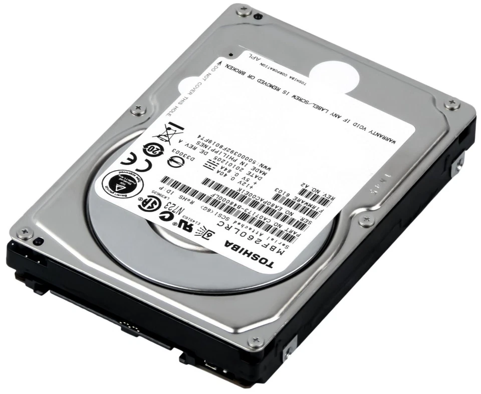 Hard Drive Toshiba MBF260LRC 600GB 10000RPM 16MB Cache SAS-2 2.5" - Image 2 of 3