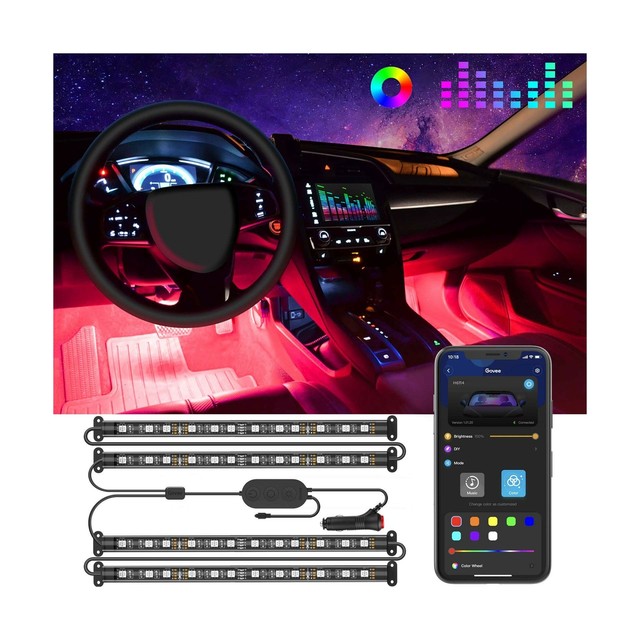 Govee USH61140A1 12V Car Interior lights with Two Line
