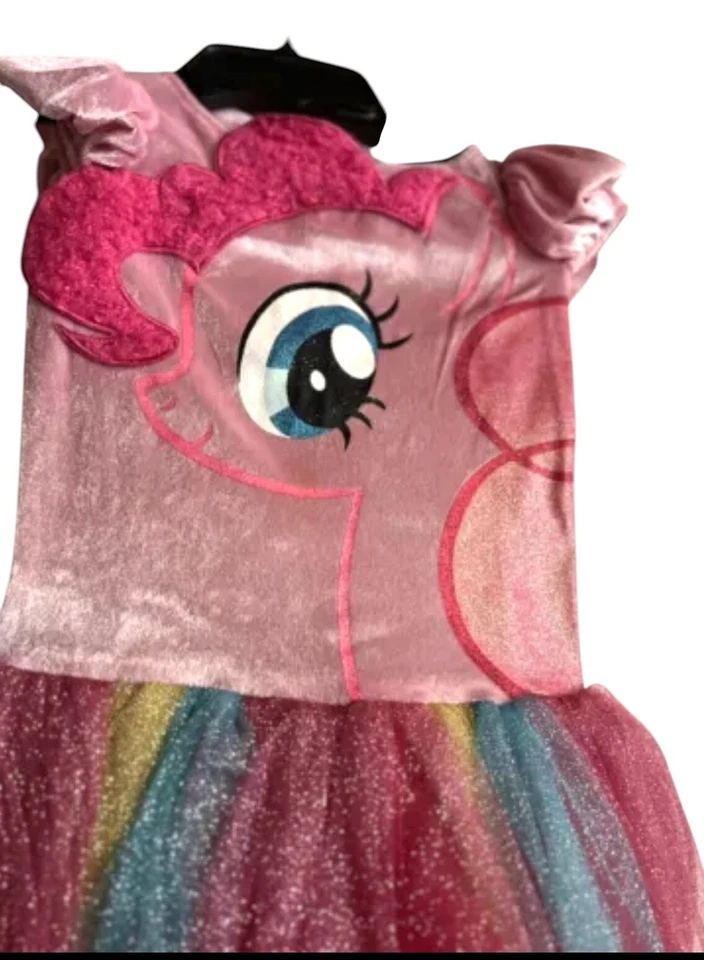 My Little Pony Rainbow Dash Dress Size 4-6X Matching Headband - Image 4 of 4