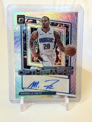  Markelle Fultz 2023-24 Donruss Optic Opti-Graphs Holo Prizm Orlando Magic Auto