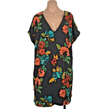 A New Day Dress Womens Size XXL Floral Vneck Shift