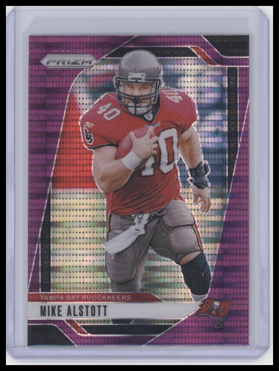 2024 Panini Prizm Football #275 Mike Alstott Purple Pulsar