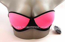 Victoria's Secret Pink Stitched Flirt Bandeau Swim Top 34C