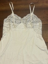 vintage Beautiful white nightgown/ Sleepwear Needs Some Love/ Craft Fabric