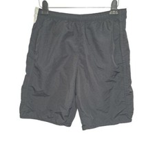Nike Black Gray Accent Cargo XL Swim Trunks