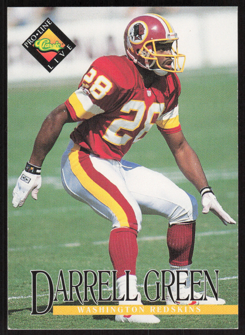 1994 Pro Line Live Darrell Green Football Card #237 - Washington Redskins