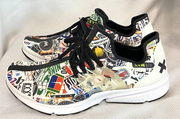 Nike By You Air Presto x Logos Muestra Única Talla 16 Zapatos de Estudio 2017 3