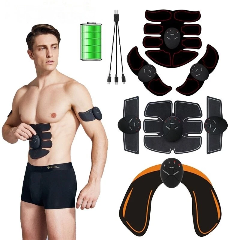 Electric Muscle Stimulator Buttocks Hip Trainer ABS Fitness Slimming Body  Toner