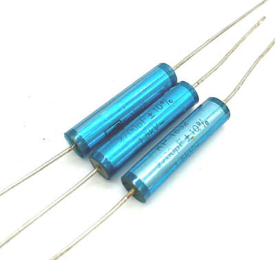 6 x Roederstein ERO axial KP 1832 2700pF/1,5kV - 2,7nF - Audio Grade - NOS