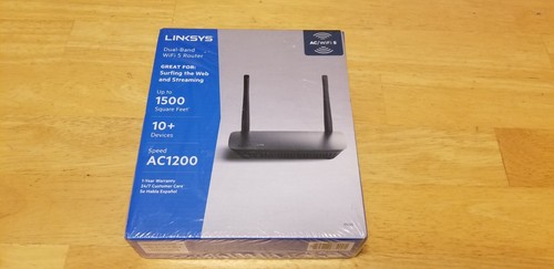 LINKSYS E5400 WiFi ROUTER DUAL-BAND AC1200 WiFi 5 BRAND NEW SEALED BOX