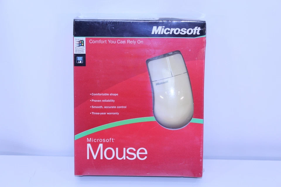 VTG NOS Microsoft Mouse 2.0 Intellipoint 365-00084 HDWR WIN32 Computer New PS/2 - Image 4 of 4
