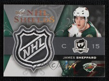 2007-08 Upper Deck The Cup Dual Rookie NHL Shield Sheppard Bouchard RC 1/1