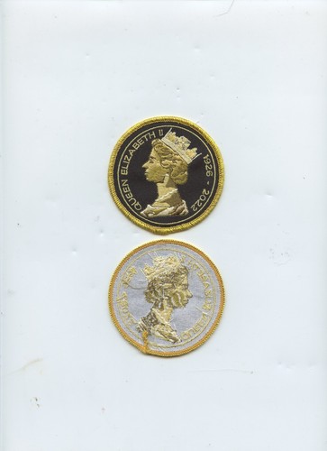 QUEEN ELIZABETH PATCH (1926-2022) (ONLY ONE PATCH)