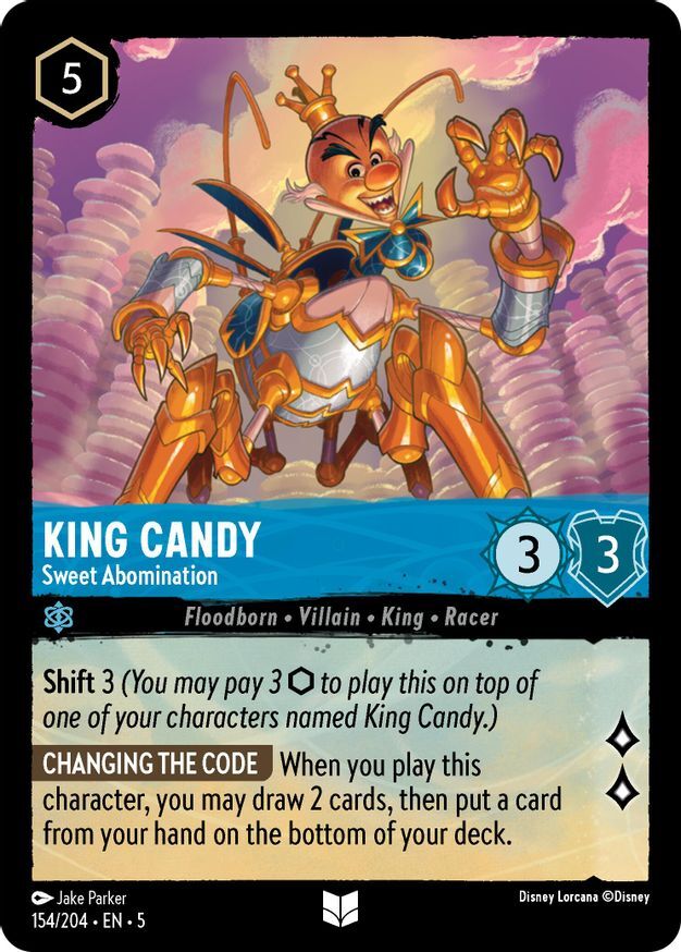 Lorcana King Candy - Sweet Abomination (154/222) Shimmering Skies NM