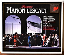 2-CD Box Set Puccini Manon Lescaut Lorin Maazel CLEAN DISCS Nina Rautio Opera