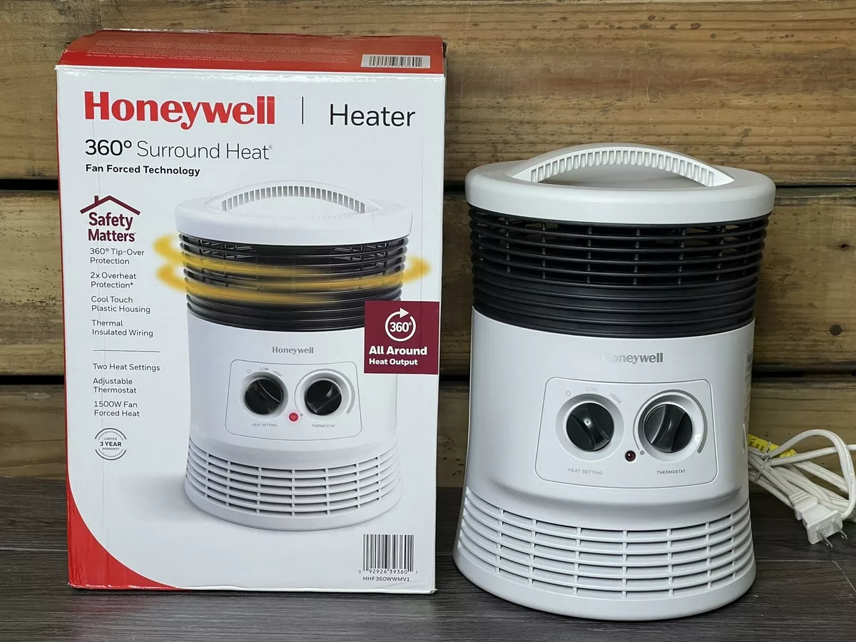 Honeywell Fan Forced Heater 360 Degree Surround Hhf360wwm White