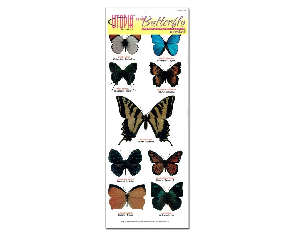 3D Butterfly Stickers Crafts Decorations Wedding Party Stationary