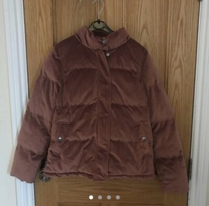 pink suede puffer jacket