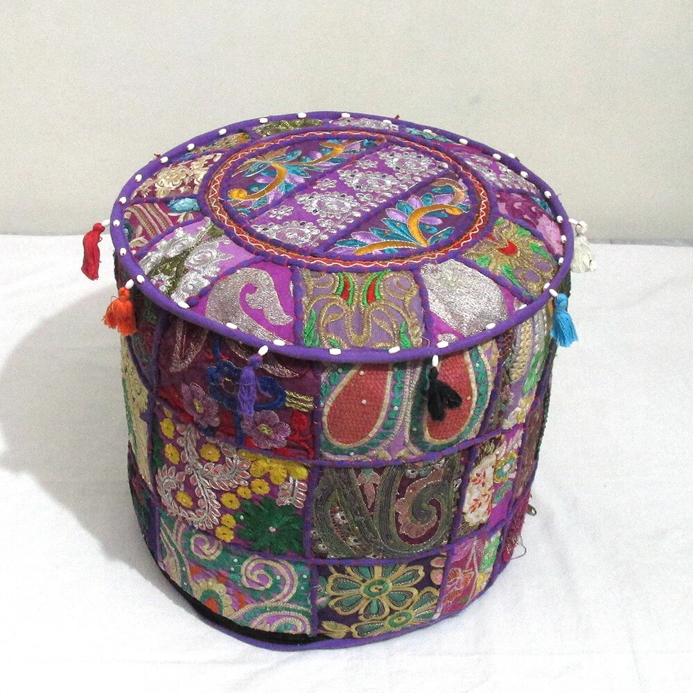 Ottoman Pouf Cover 18