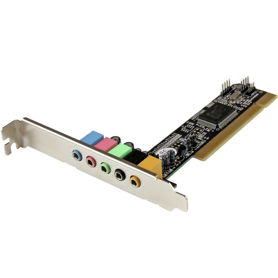 StarTech 5.1 Channel PCI Add-In Surround Sound Card - 16 Bit Front Panel Pins - Image 2 of 4