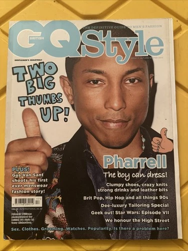 GQ STYLE MAGAZINE BRITISH AUTUMN/WINTER 2013 PHARRELL Free S/H