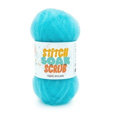 Lion Brand Stitch Soak Scrub Yarn-Turquoise - 3 Pack