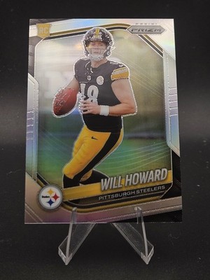 2025 Panini Prizm - Rookies Will Howard #367 Silver Prizm (RC) Steelers QBOTF?