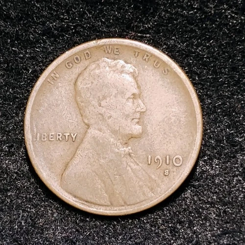 1910 S ~ LINCOLN WHEAT CENT ~ VG