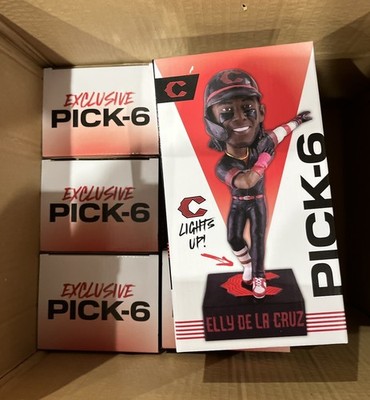 2026 ELLY DE LA CRUZ “LIGHT UP” CINCINNATI REDS BOBBLEHEAD *IN