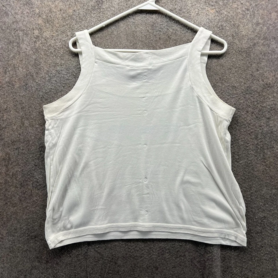 Camiseta sin mangas Prince años 90 para mujer grande blanca retro tenis gráfico rendimiento ropa Foto 2 de 4