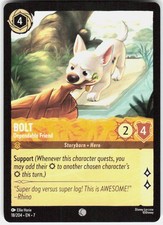 Bolt Dependable Friend 18/204 Archazia's Island Disney Lorcana