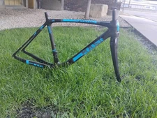 51cm Masi Evoluzione Luce UD Blue MC9 Carbon Road Bike Frameset Light Stiff Mint