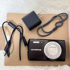 OLYMPUS STYLUS VH-515 Brown Compact Digital Camera Tested 12MP 8x Zoom