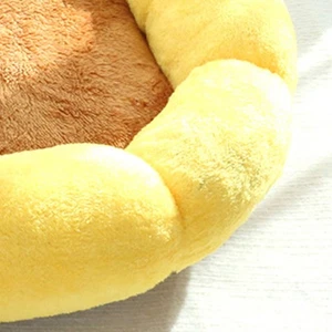 Pet Bed Cute Flower Shape Soft 360 Degree Support Round Dog Bed For Bedroom