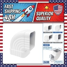 2x3 Aluminum 90 Degree Downspout Elbow Gutter Connector Style B